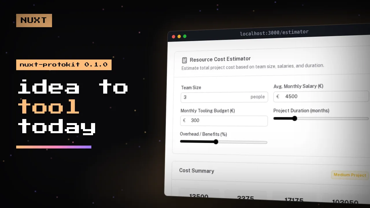nuxt-protokit: rapid prototyping for Nuxt