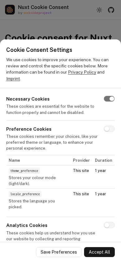 Below 768px the modal opens as a bottom sheet